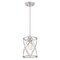 Westinghouse Pendant 60W Mini Isadora, Brushed Nickel Lattice Weave Cage 6362300 - alternate 1